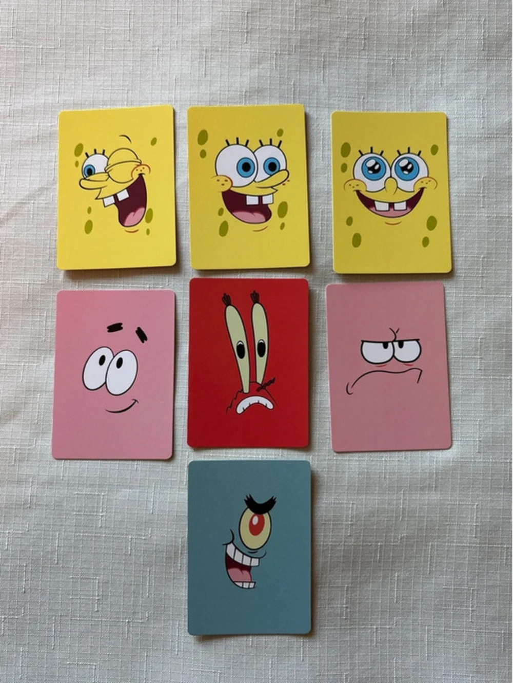 SpongeBob 25th Anniversary Face Cards KAYOU 2024 FR